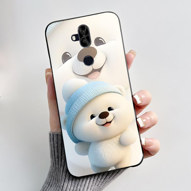 Чехол для ASUS Zenfone 5 Lite ZC600KL X017DA X017D Милый Кролик Сердце Любви Мягкий ТПУ Силиконовый Задний Чехол Для Чехла Zenfone5 Lite