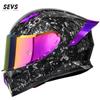 Carbon Fiber Full Face Motorcycle Helmet With Bluetooth Support 3C Certified Lightweight Men Women All Season Riding