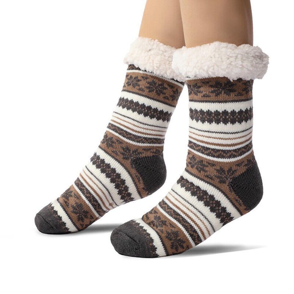 Winter Thickened Warm Cashmere Socks Fluffy Snow Socks Casual Home Floor Socks for Women Men