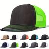 Mesh Trucker Hat for Men Women Retro Mesh Back Baseball Cap Adjustable Breathable Sun Hat for Outdoor Running Golf