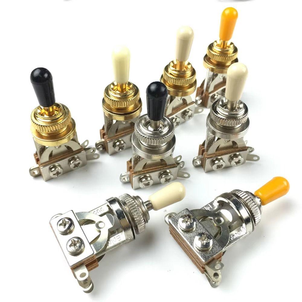 No Noise Electric Guitar Toggle Switch Stable Contact 3 Way Toggle Switch  Guitar Tone Control