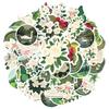 35pcs-50pcs Vintage Cottagecore Stickers Elegant Floral Stationery Stickers DIY Stickers For Laptop Motorcycle Luggage Phone