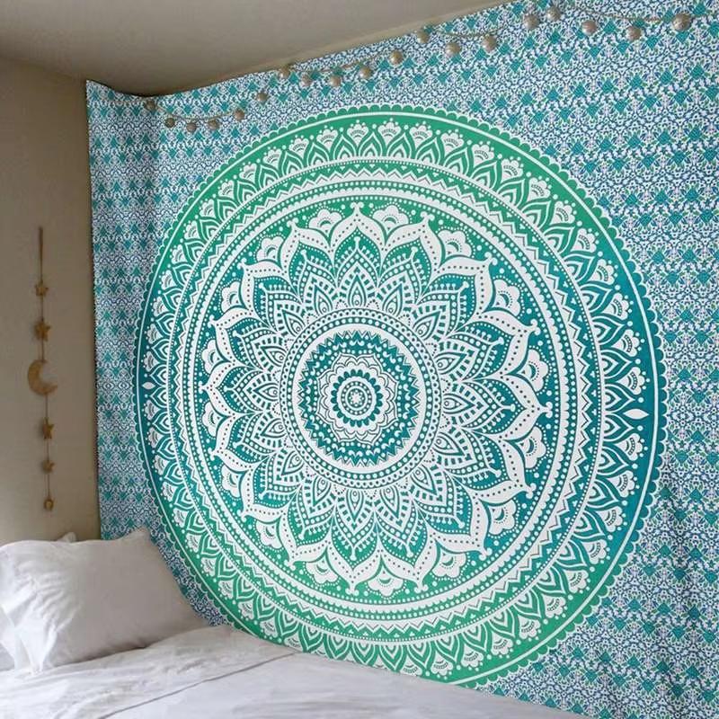 Large Mandala Indian Tapestry Wall Hanging Bohemian Home Decoration Bedroom Living Room Background Cloth Banner Room Decor