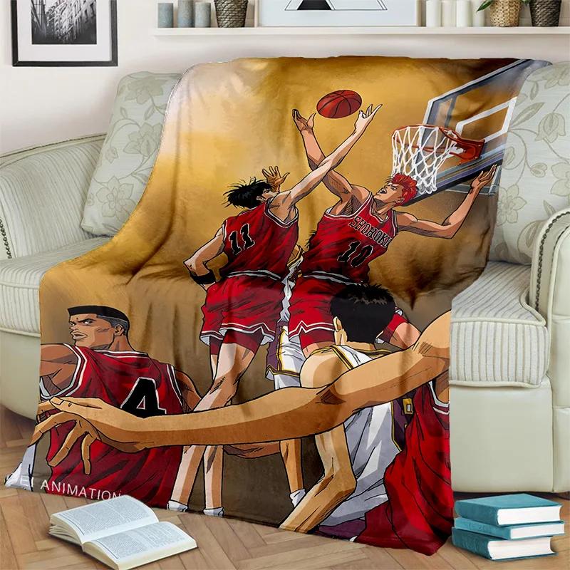Баскетбольное аниме Slam Dunk, мультяшное одеяло, мягкое одеяло для дома, спальни, кровати, дивана, пикника, путешествия, офиса, одеяло, детское одеяло