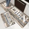 1pc Non-Slip Kitchen Mat, Creative Monogram Motif Floor Carpet, Rug for Indoors Outdoors Home Decor Room Supplies Spring Decor