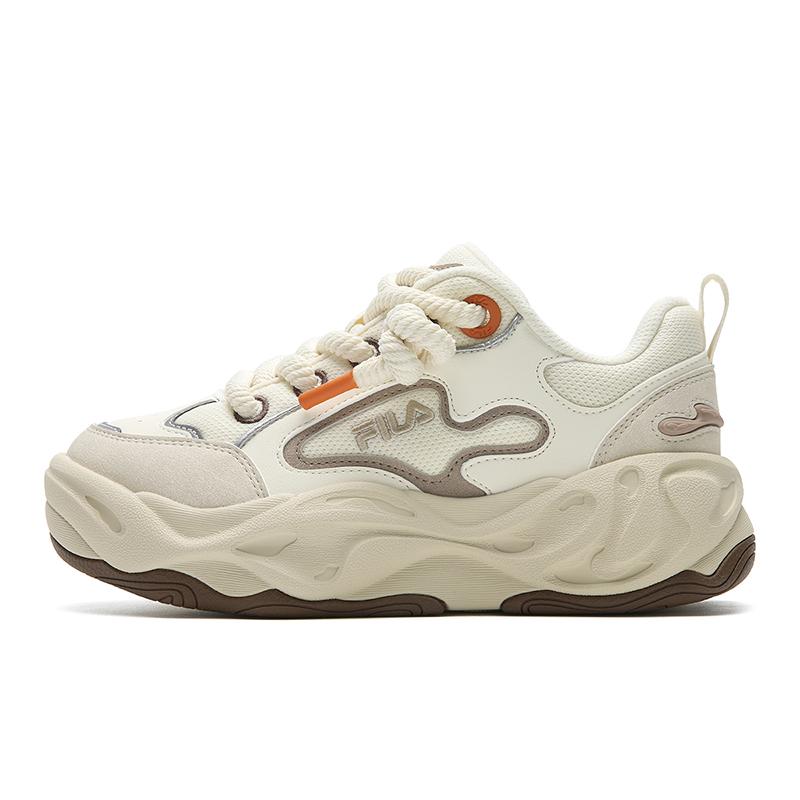 Women's Sneakers FILA BROOK 2 Abrasion Resistant Lightweight Height Increasing Low top Skateboard Shoes