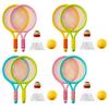 Детские наборы теннисных ракеток с воланами, игрушечные наборы теннисных ракеток для малышей и детей, для занятий спортом на открытом воздухе и в помещении