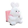 Car Mounted Tissue Box 2 In 1 Cartoon Plush Doll Auto Armrest Box Paper Drawer Storage Car Trash Can Tissue Holder