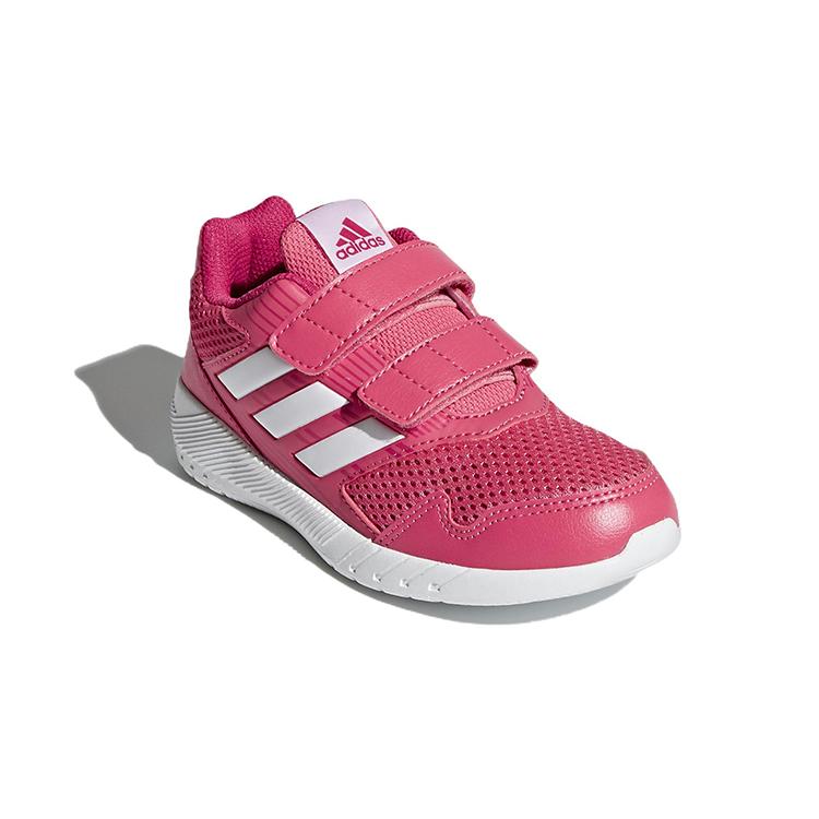adidas Кроссовки для бега для детей Altarun K с амортизацией и износостойкостью, низкие, розовые, детские CQ0032