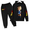 Уличный костюм Гоку Мода Одежда для девочки и мальчика Аниме Dragon Ball Z Зимние детские комплекты 2025 Каваи Горячие размеры