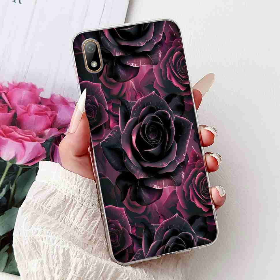 For Huawei Y5 2019 AMN-LX1 Case Colorful Butterfly Flowers Soft Silicone TPU Back Cover For Huawei y5 Y5 AMN-LX2 AMN-LX3 Bumper