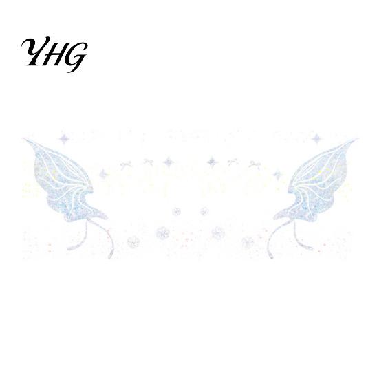 Halloween Face Decoration Glitter Butterfly Stickers, Waterproof Temporary Tattoos for Festival Party Stage Makeup, Easy Application Water Transfer