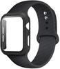 Для ремешков Apple Watch 46 мм 44 мм 41 мм 40 мм 45 мм 42 мм Силиконовый браслет correas iwatch Серия 10 9 8 7 6 SE 3 11 Стекло+Чехол+Ремешок