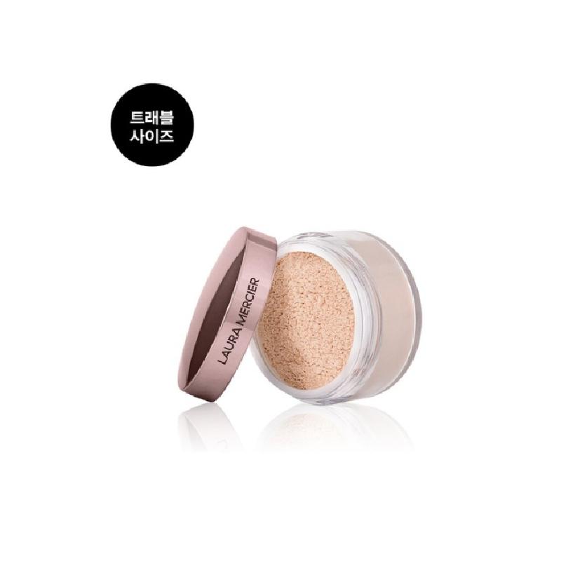 laura mercier Полупрозрачная рассыпчатая фиксирующая пудра с эффектом выравнивания тона - Розовый, Дорожный формат