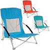 Folding Metal Beach Chair - IRON - 60 X 55 X 64 Cm - Comfortable and Easily Transportable
