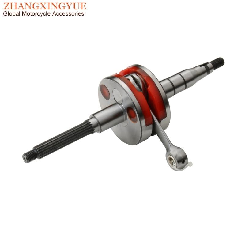 Коленвал для гоночного скутера MBK 50 Ye Evolis Yh Flipper Ym Fizz Yo Nitro Ovetto MachG 50cc Двигатель Minarelli 2T Палец 10 мм
