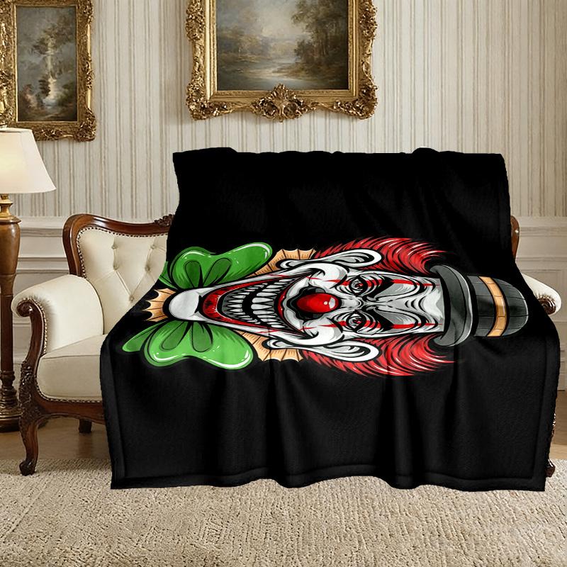 1pc JOKER Blanket, Super Cozy Printed Home Blanket, All-Season Warmth