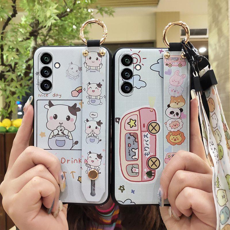 Wrist Strap Fashion Design Phone Case For Samsung Galaxy A24/SM-A245F/A25 5G Waterproof Durable Lanyard Phone Holder