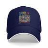 Spring Casual Baseball Cap Gen X Cassette Memories No Evidence Running Hippie Trucker Hat Visor  Street Style Snapback Cap