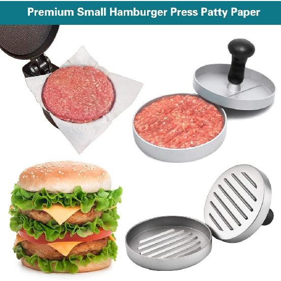 Parchment Paper Squares, 4x4 Inch, Set of 300, Small Hamburger Patty Paper/Nonstick Precut Square Baking Parchment for Separating Small Burger Patty,