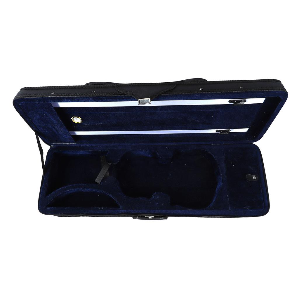 44 Футляр для скрипки с гигрометром, ткань Оксфорд, хлопковая подкладка, продолговатая форма, защитный футляр для скрипки, черный