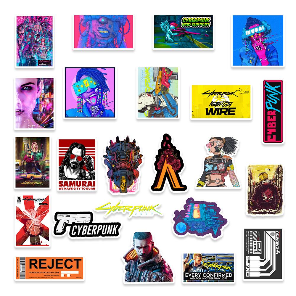 50 Игр Стикеры-Дудлы Автомобиль Чемодан Мотоциклетный Шлем Холодильник Стакан для Воды Декоративные Стикеры