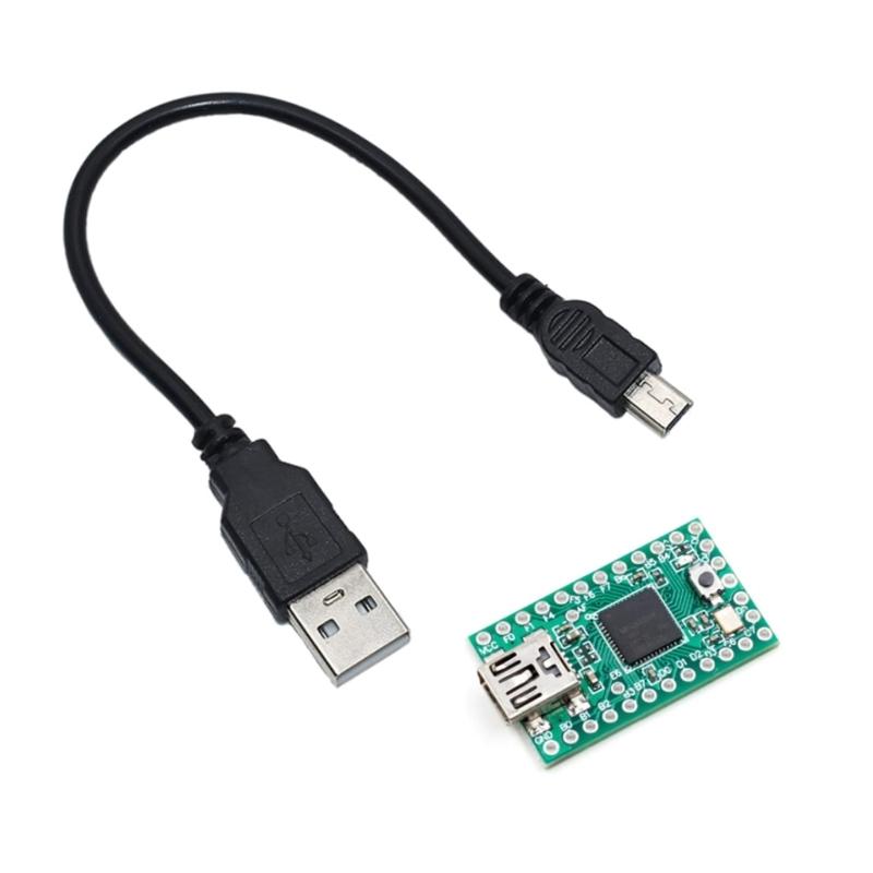 Плата разработки USB AVR Teensy 2.0 ATMEGA32U4 AVR Микроконтроллер Разработка и обучение Экспериментальная плата
