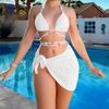 2024 Новый купальник, сексуальный комплект из трех частей бикини