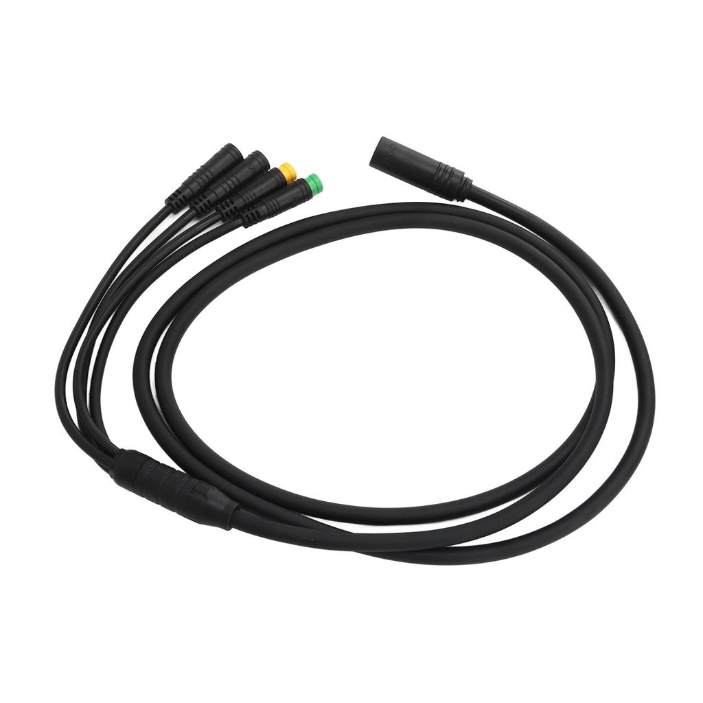 Кабель-переходник для велосипедного мотора, водонепроницаемый, 1 для 4, удлинитель для среднего привода для BAFANG BBS01
