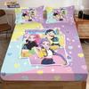 3pcs K-Pop Demon Hunters Printed Chipless Bed Sheet Set Multi Size Soft Bed Cover Bedroom Bedding Decoration Machine Washable