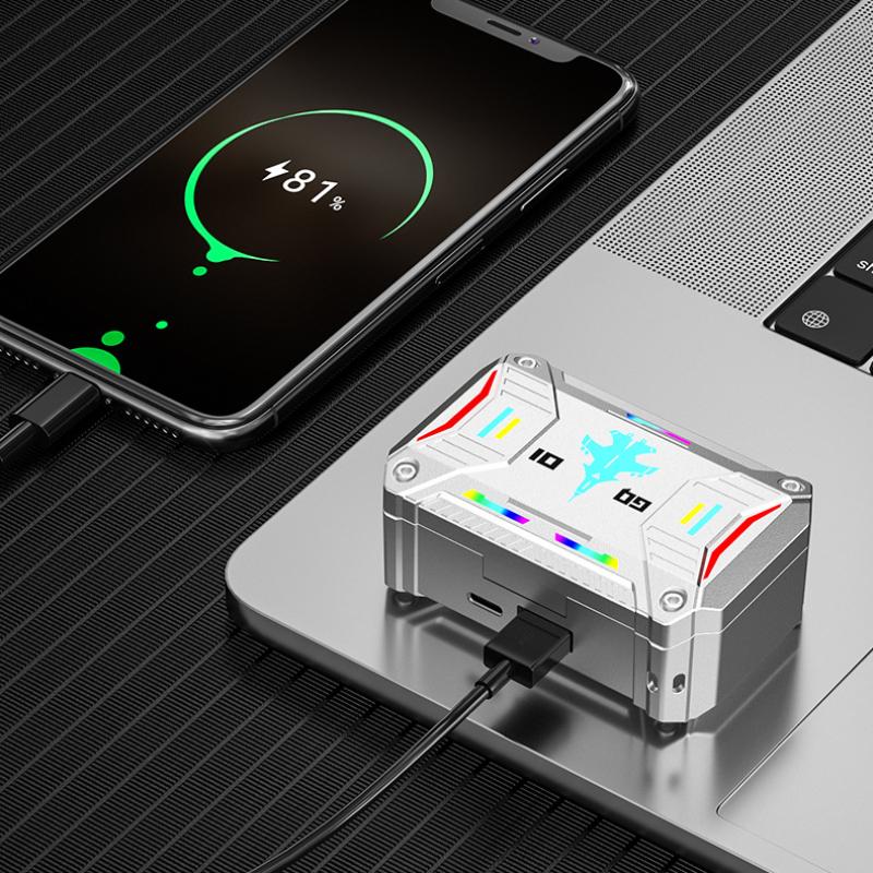 Новый продукт Беспроводная Bluetooth-гарнитура с шумоподавлением и низкой задержкой TWS Bluetooth с двумя наушниками