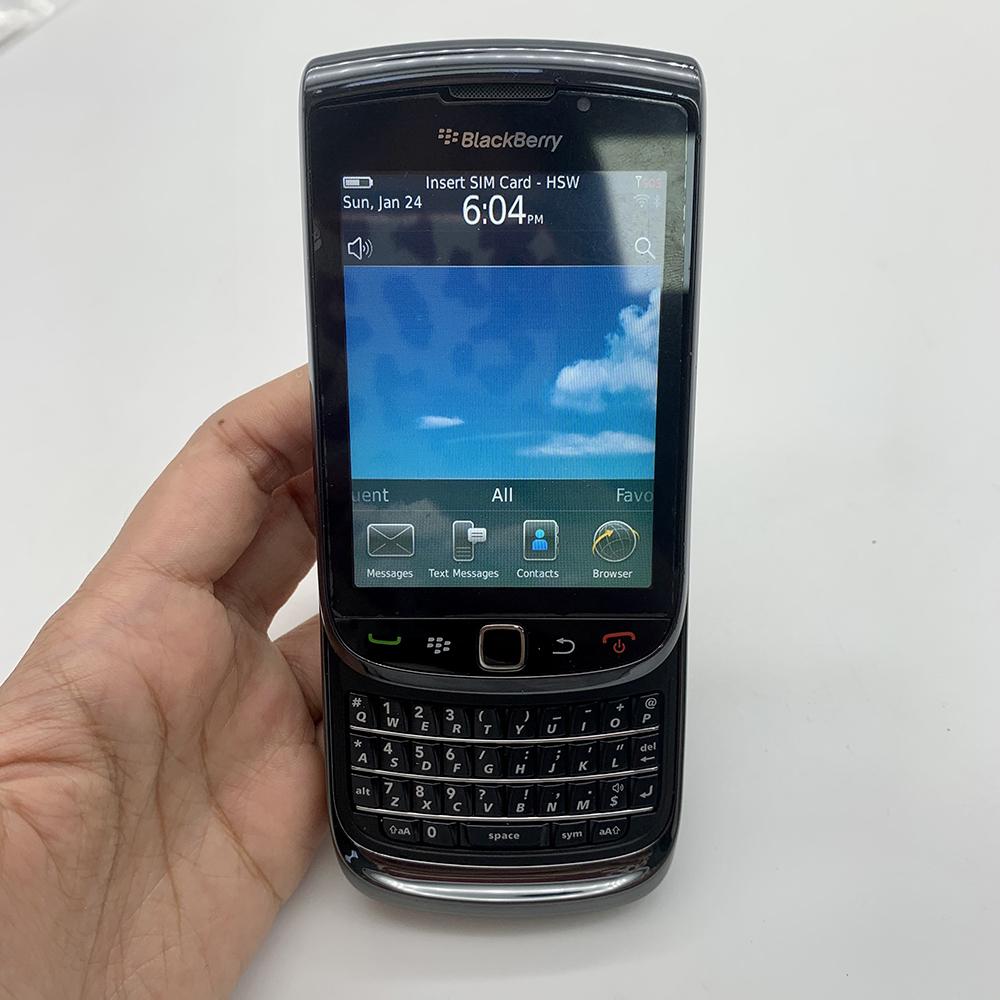 Восстановленный мобильный телефон Blackberry Torch 9800 5MP слайдер