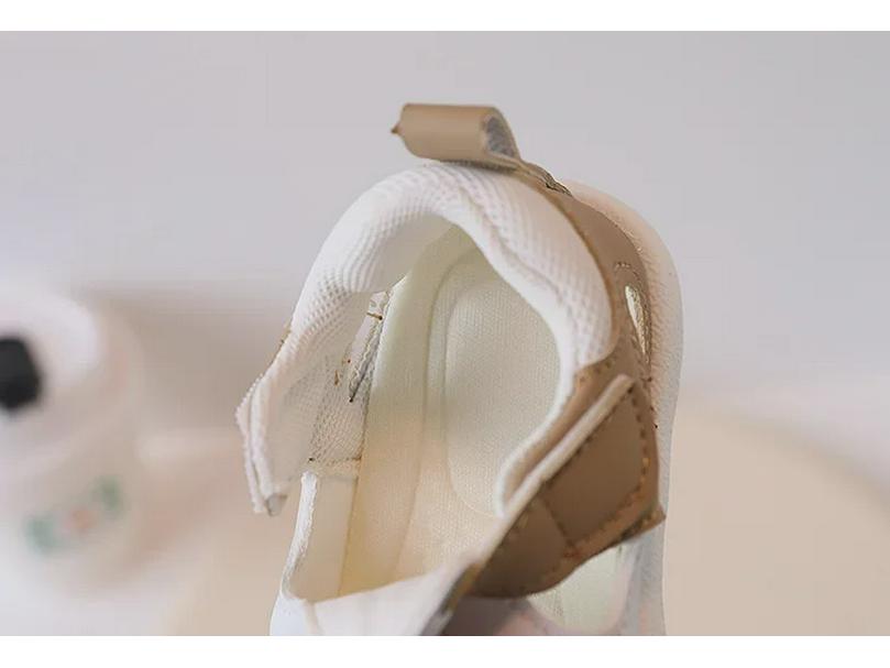 2024 Детские сандалии с мягкой подошвой: Нескользящие, закрытые, дышащие кожаные туфли для детей 1-3 лет (унисекс)