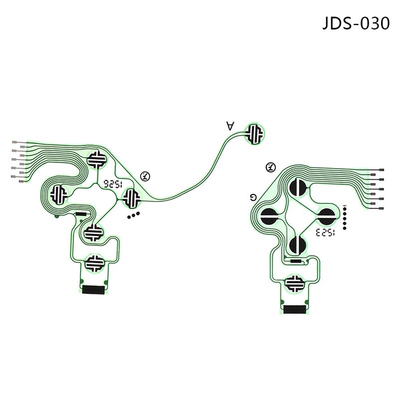 Сменные кнопки Ленточная печатная плата для контроллера PS4 Dualshock 4 Pro Slim Проводящая пленка Гибкий кабель клавиатуры PCB