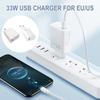 33W USB Charger Fast Charging EU/US Plug Mobile Phone Charging Adapter For Xiaomi Note 13 12 11 Quick Charger