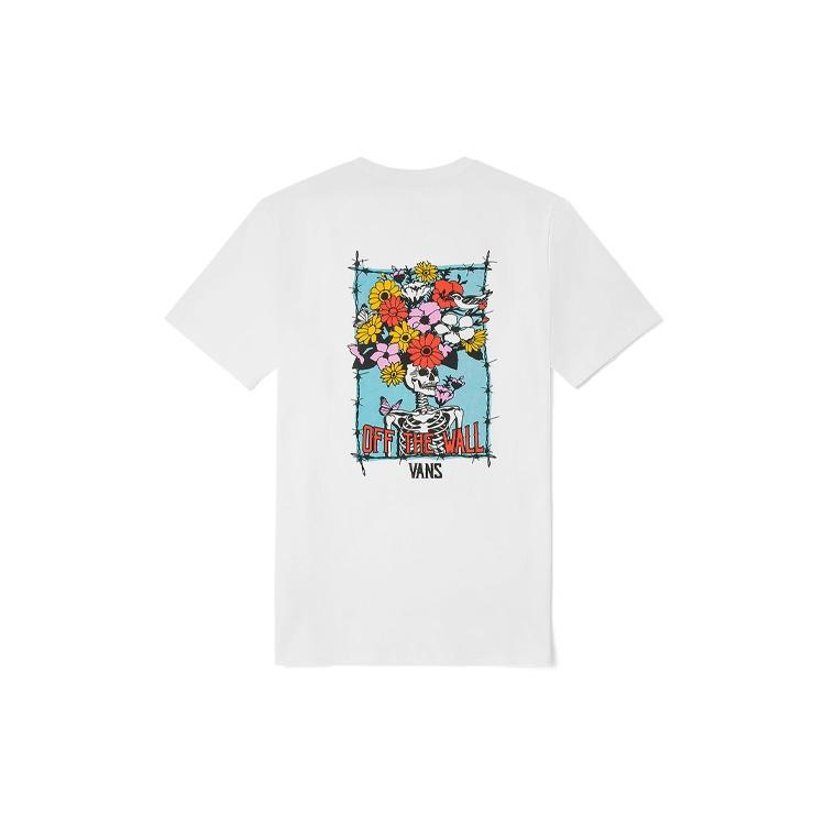 Vans T Shirts Women's White Crew Neck Moderate Other VN0A5F1UWHT