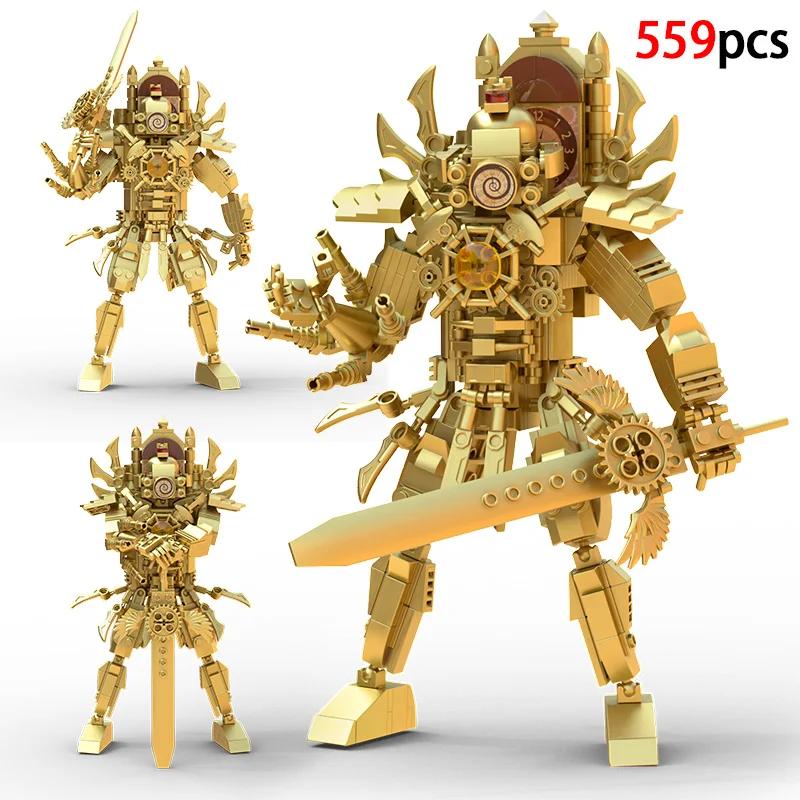 Skibidi Toilet 3.0 Titan Clockman Building Block For Kid Titan Camerman Speakeman Assembly Bricks Toys for Boys Gift Easter Toys