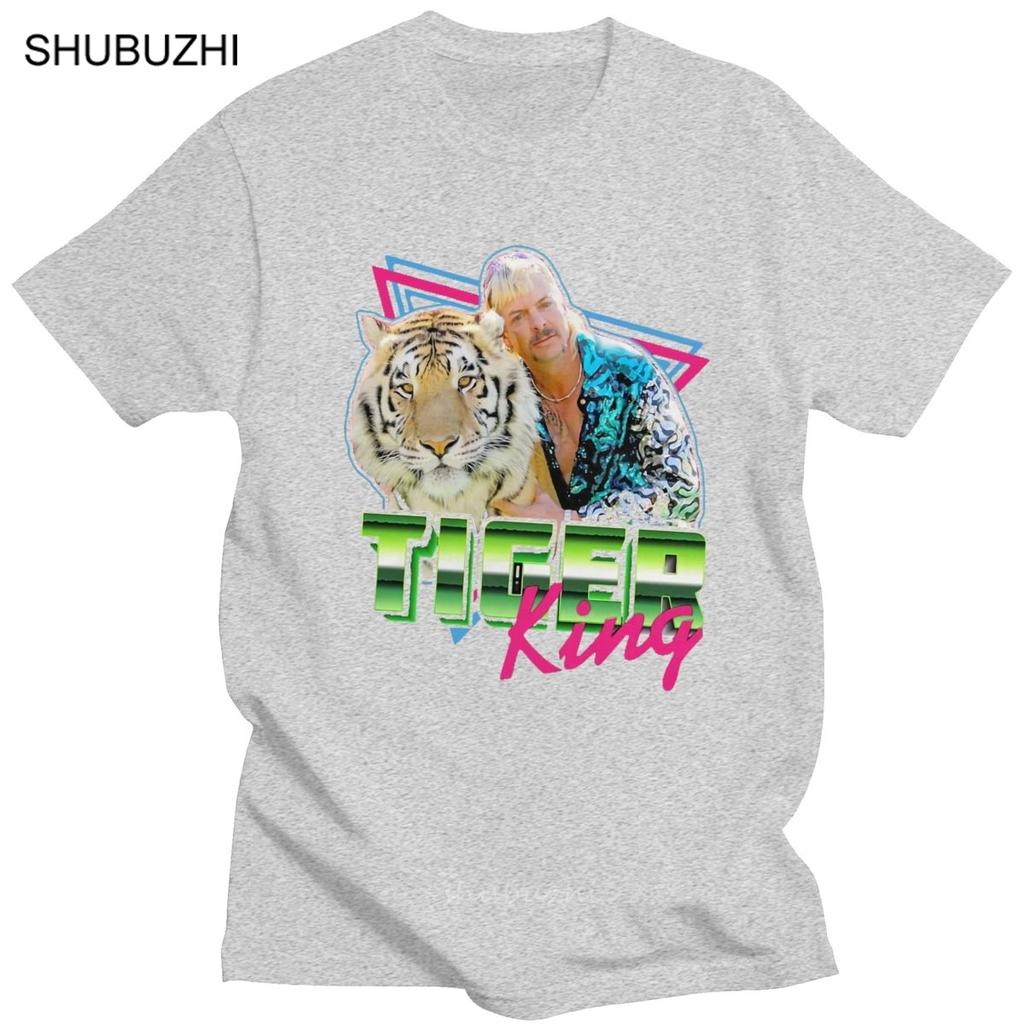 Funny Joe Exotic Tiger King TShirt for Men Short Sleeved Leisure Election For President Big Tee Tops Oneck Cotton T Shirt