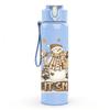 1PC Let It Snow Winter Snowman Print 750ml Color Plastic Sports Water Bottle Leakproof Flip Straw Lid Suitable for Sports Office Home Use