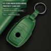 Кожаный защитный чехол для ключа дистанционного управления автомобиля для Mercedes Benz abces class GLA GLC GLE GLS CLA AMG W205 W213 W222