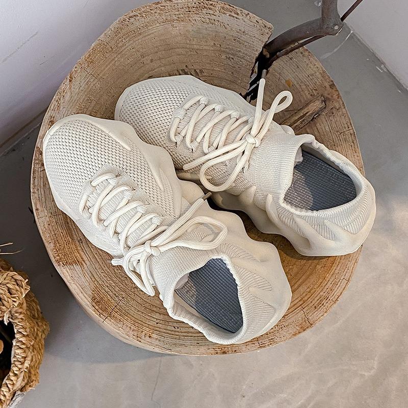 Пара носков-осьминогов обувь лето новый женский дышащий сетчатый летающий трикотаж сяолунбао вулкан мужская повседневная обувь