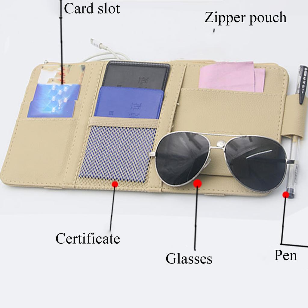 Автомобильный солнцезащитный козырек, многофункциональный зажим для хранения, автомобильный солнцезащитный козырек, специальный зажим для очков, аксессуары для украшения автомобиля