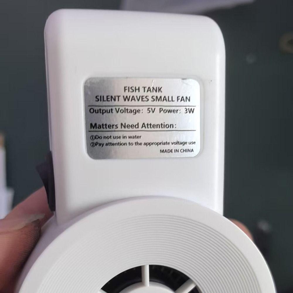 2 Wind Speed Fish Tank Cooling Fan Small Aquatics Air Cooler Aquariums Cooling Fan Seafood Market