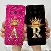 Для Realme 11 Pro Plus 5G Модный чехол для телефона с начальной буквой для пары, для Realme 11Pro 11 Pro+ Мягкий силиконовый защитный чехол для объектива