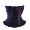 Double-layer Male and Female Couples Warm Neck Cover Striped Hair Pulling Fashionable Versatile Outdoor Autumn and Winter Scarf