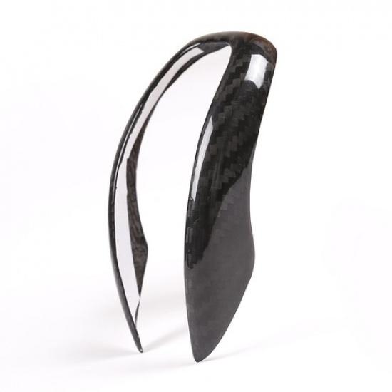 Real Carbon Fiber Gear Shift Head Cover Trim For Alfa Romeo Giulia Stelvio 17-20