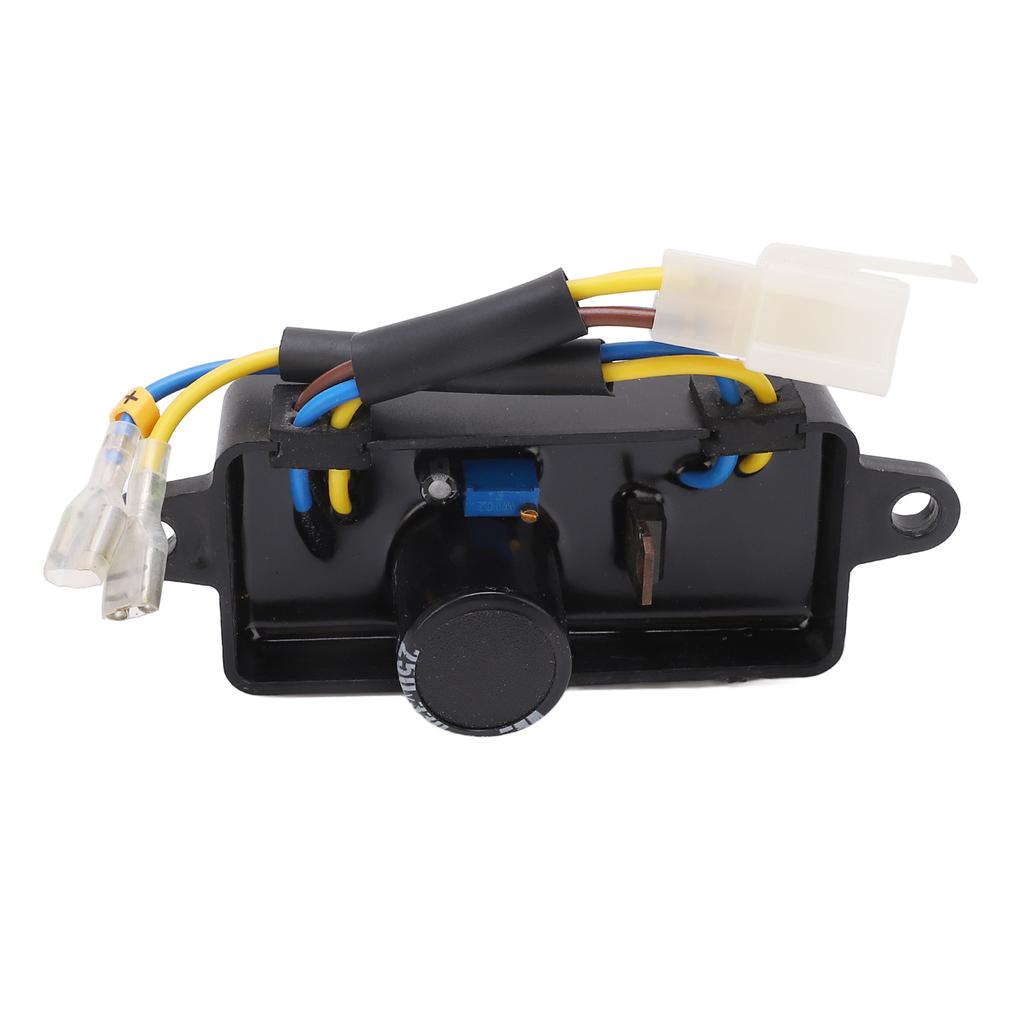 Single Phase Generator Automatic Voltage Regulator 6 Wire High Accuracy ABS Gasoline AVR for 2KW Generator