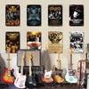 Металлические таблички и знаки группы Aerosmith настенный декор Винтажные жестяные знаки Капитан Металлический плакат Декор для бара паба клуба Настенное украшение