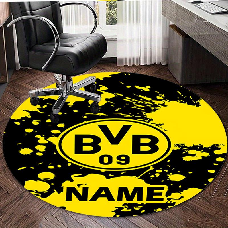 Personalized B-BVB Round Chair Office Rug - Perfect for Mat, Office Chair & More - Ideal Gift for Birthdays and Holidays