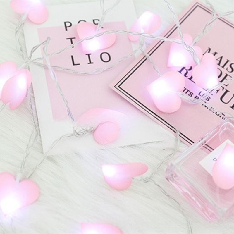 1.5M LED Flower String Lights Artificial Rose Bouquet Romantic Fairy Light Garland Valentines Day Wedding Party Decor